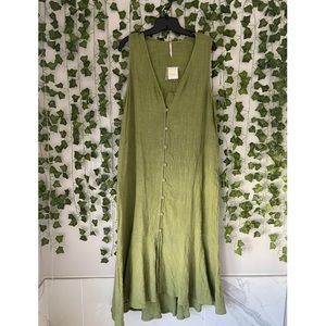 Free People Button Down Dress